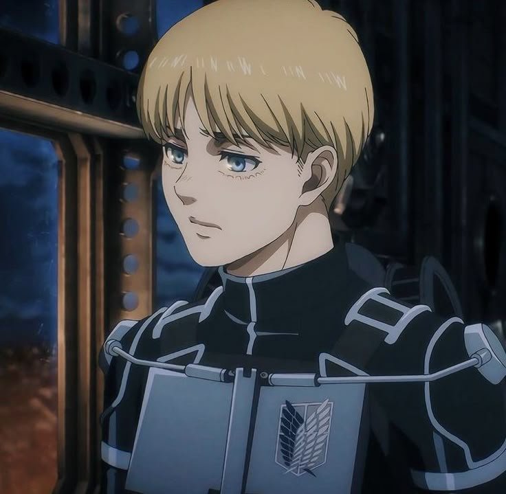 Armin Arlert Colossal Titan shifter and Survey Corps Commander